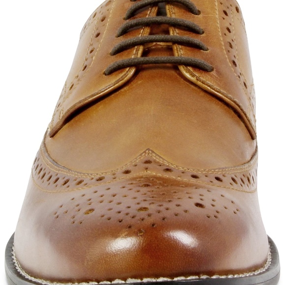NEW ! Nunn Bush Men's Nelson Wingtip Oxfords dress shoes Cognac 12 M - Picture 17 of 17